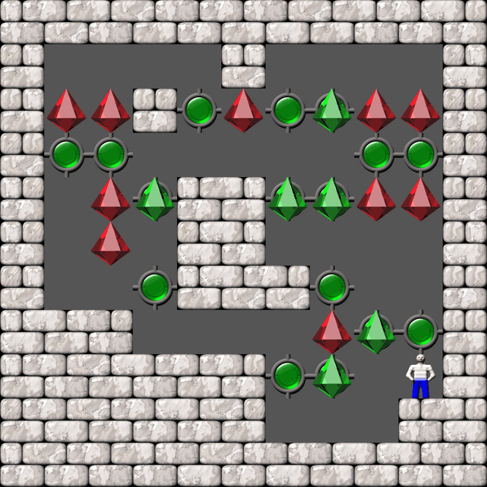 Sokoban Bugs509 collection level 206